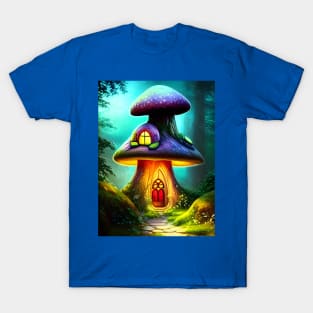 Enchanting Home for Sale (6) - Magic Mushroom House T-Shirt